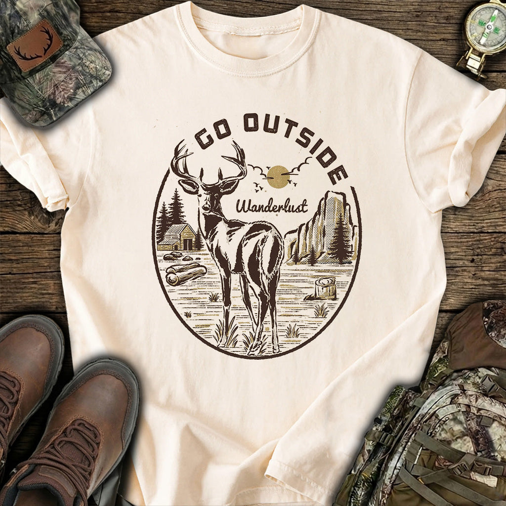 Outdoor Deer Wanderlust T-Shirt product image 6