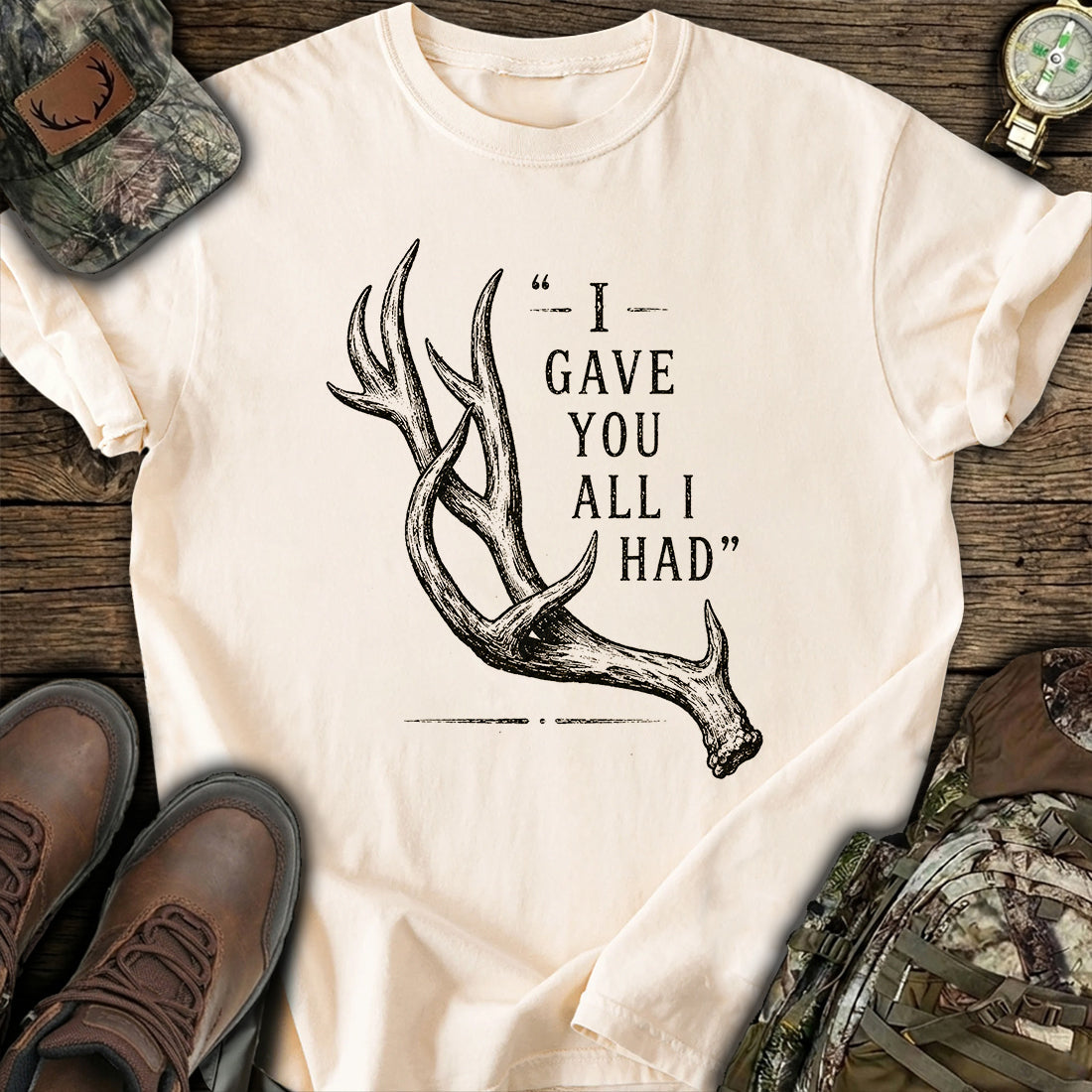 Deer Antler Hunter T-Shirt product image 6