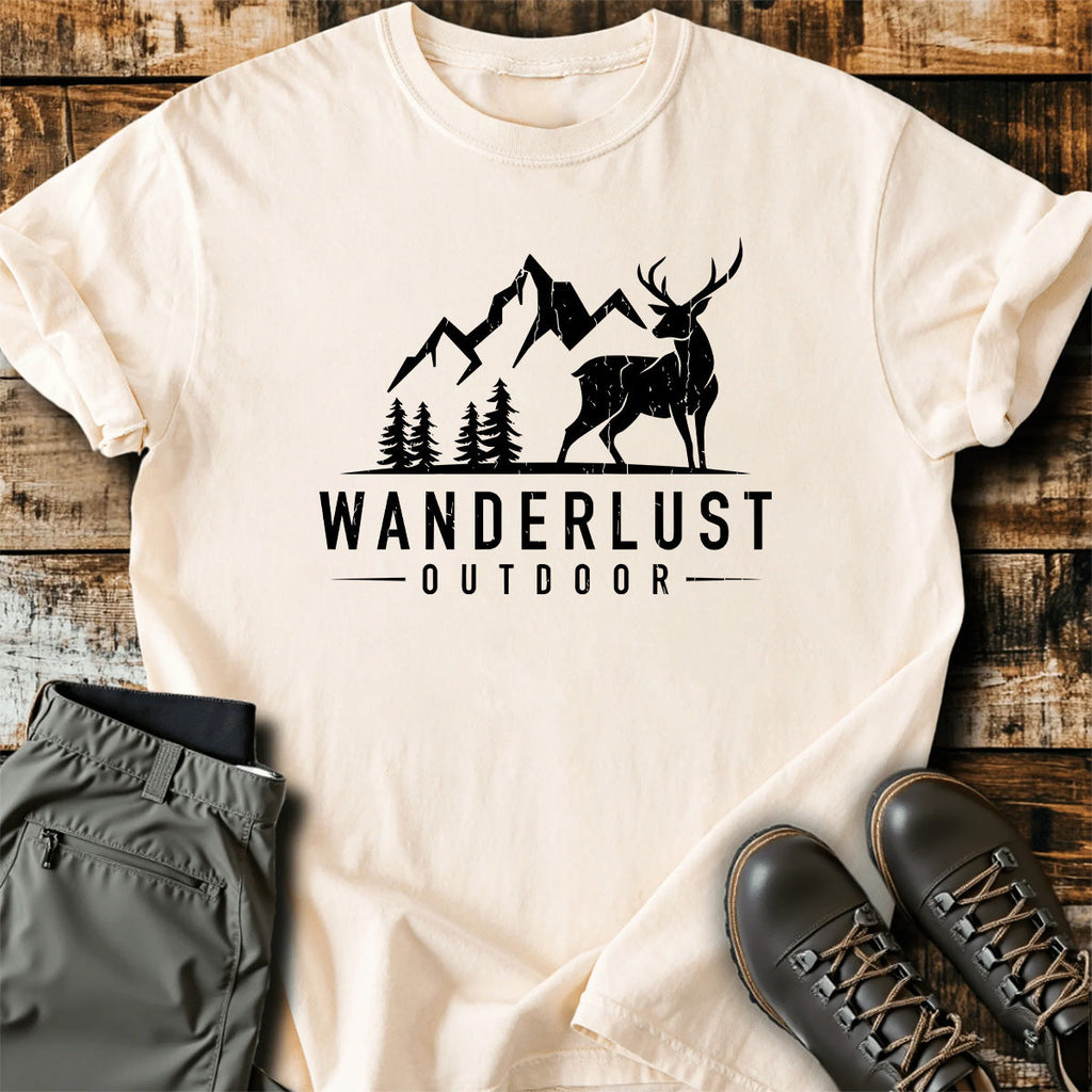 Wanderlust Outdoor Deer T-Shirt product image 3