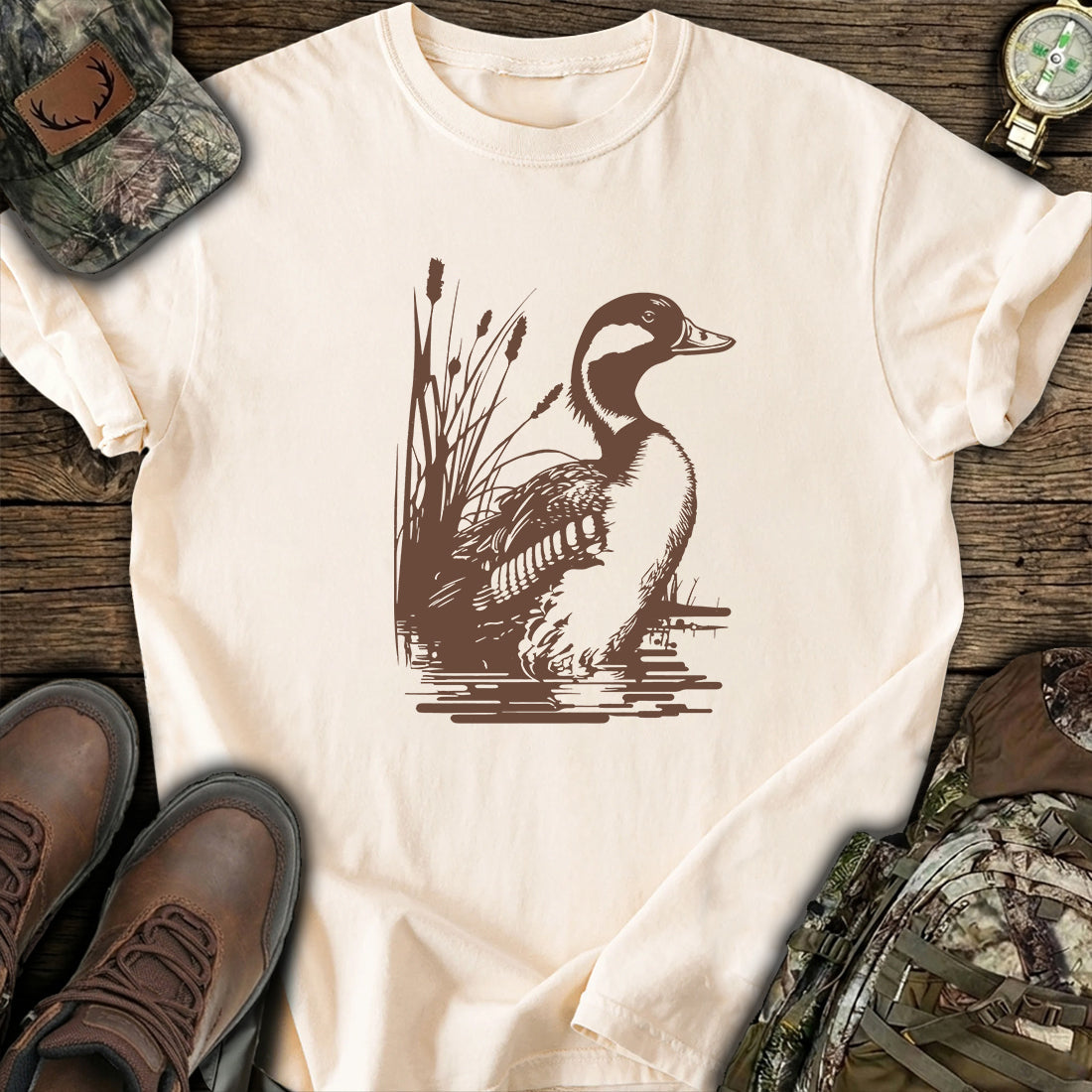 Duck Hunting Vintage T-Shirt product image 7