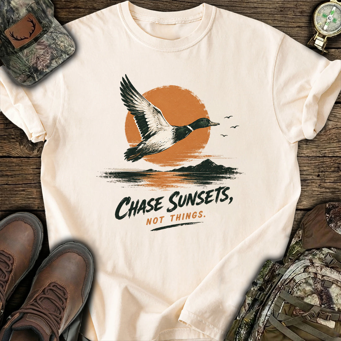 Sunset Chaser Duck T-Shirt product image 6