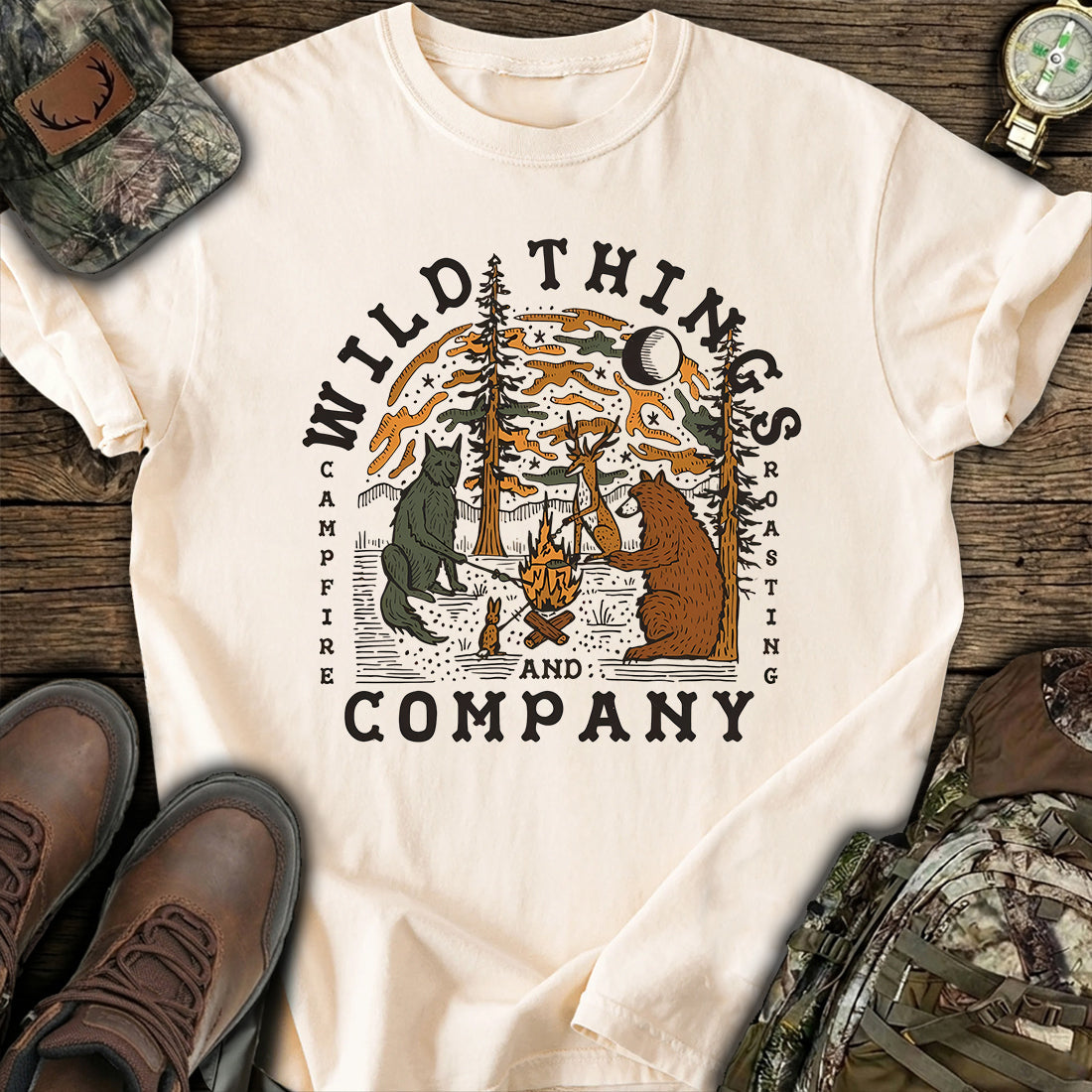 Wild Campfire Nature T-Shirt product image 6