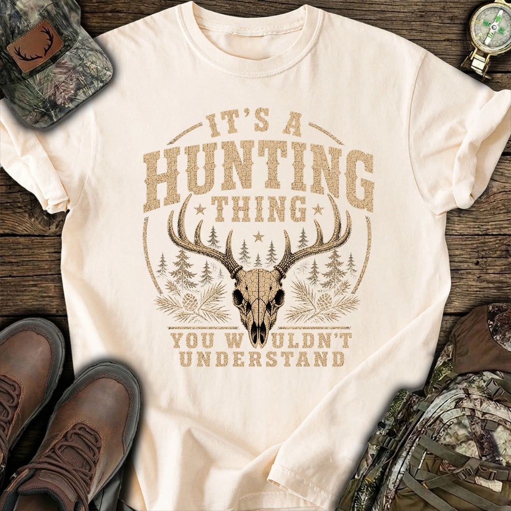 Vintage Hunting Skull T-Shirt product image 4