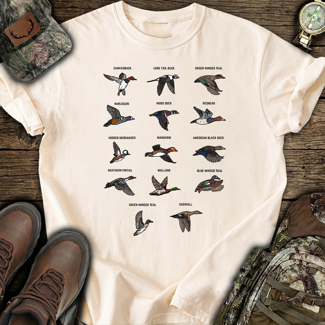 Duck Species Hunt T-Shirt product image 6