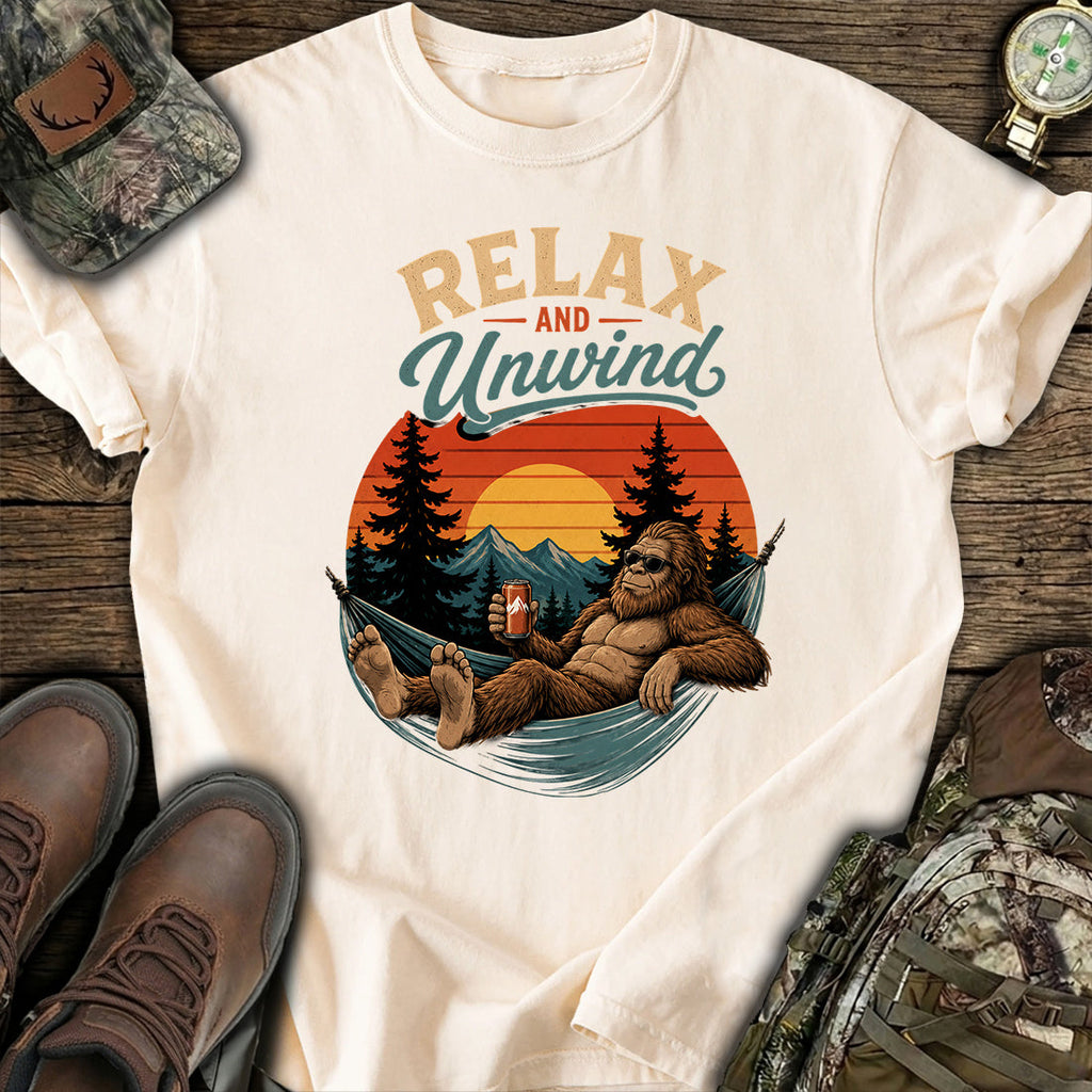 Funny Bigfoot Camping T-Shirt product image 5