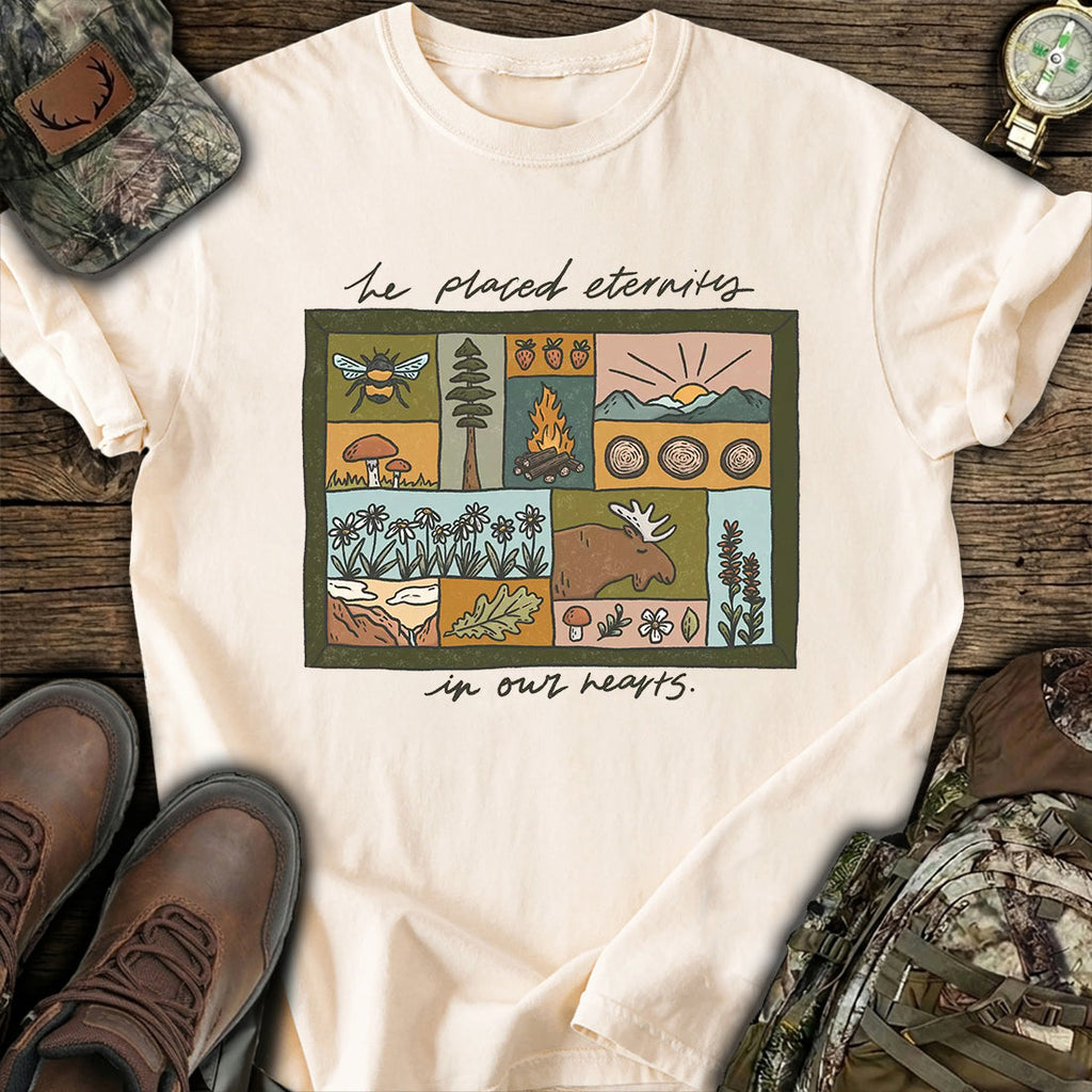 Nature Forest Moose T-Shirt product image 5