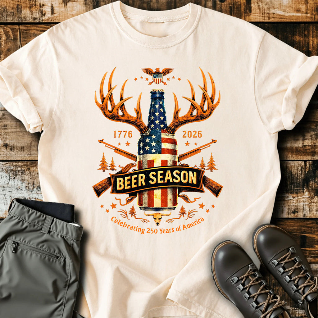 Beer Season USA Hunting T-Shirt product image 4
