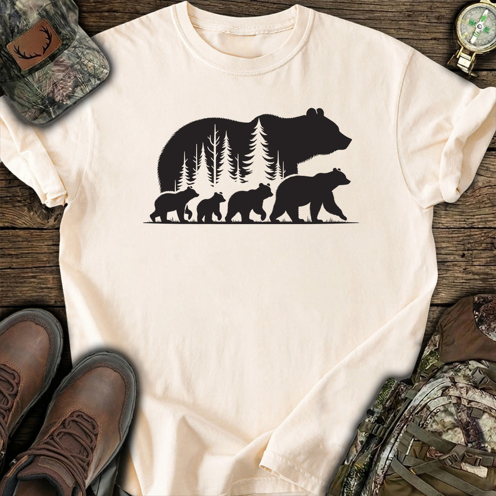 Bear Family Forest T-Shirt product image 6