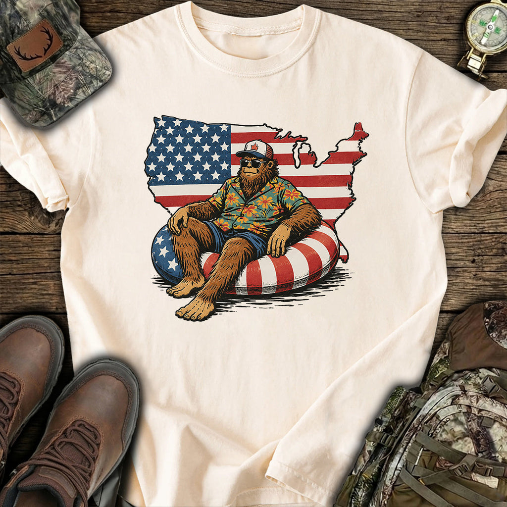 Patriotic Bigfoot T-Shirt product image 7