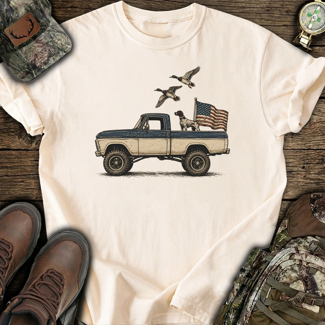 Freedom Hunt Dog T-Shirt product image 7