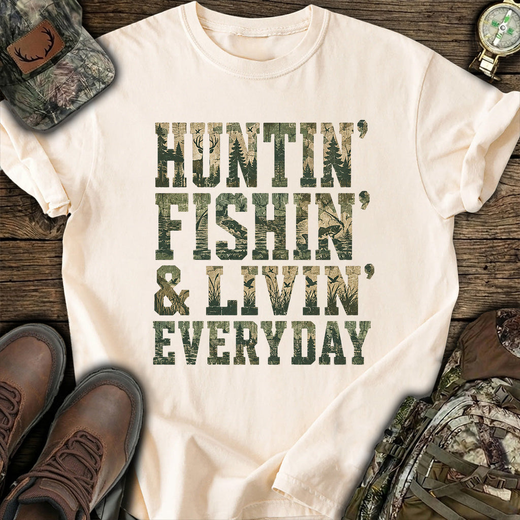 Hunt Fish Livin T-Shirt product image 6