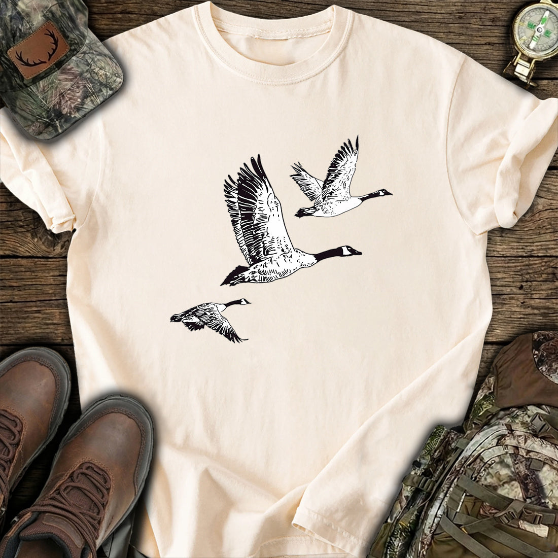 Flying Goose Hunt T-Shirt product image 7