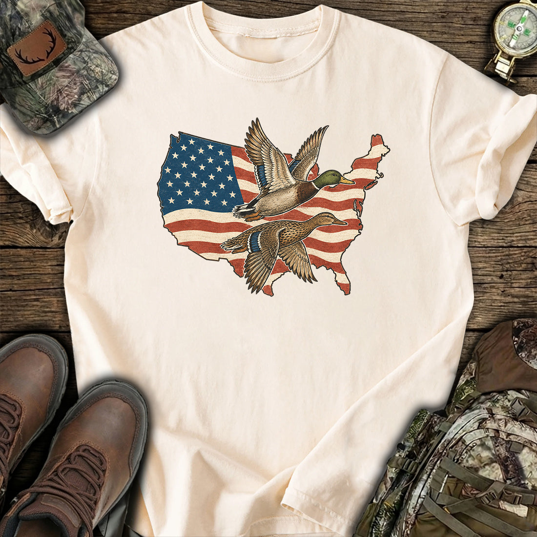 Freedom Duck Flight T-Shirt product image 6