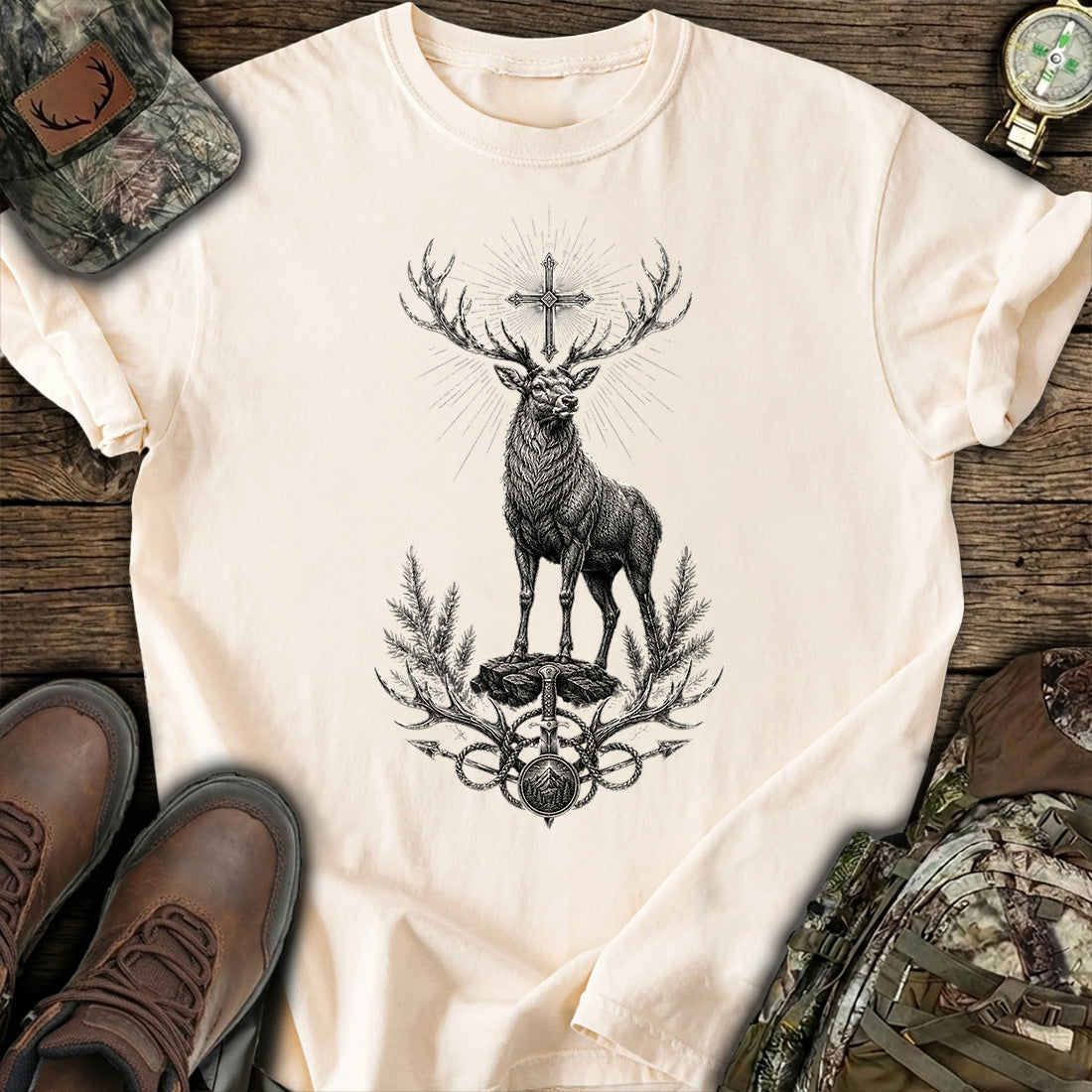Christian Deer Hunter T-Shirt product image 4