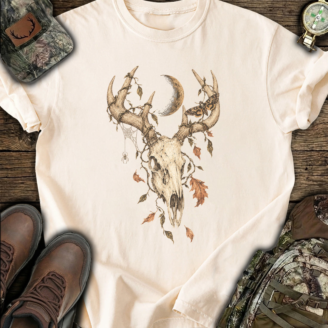 Moonspell Deer Skull T-Shirt product image 2