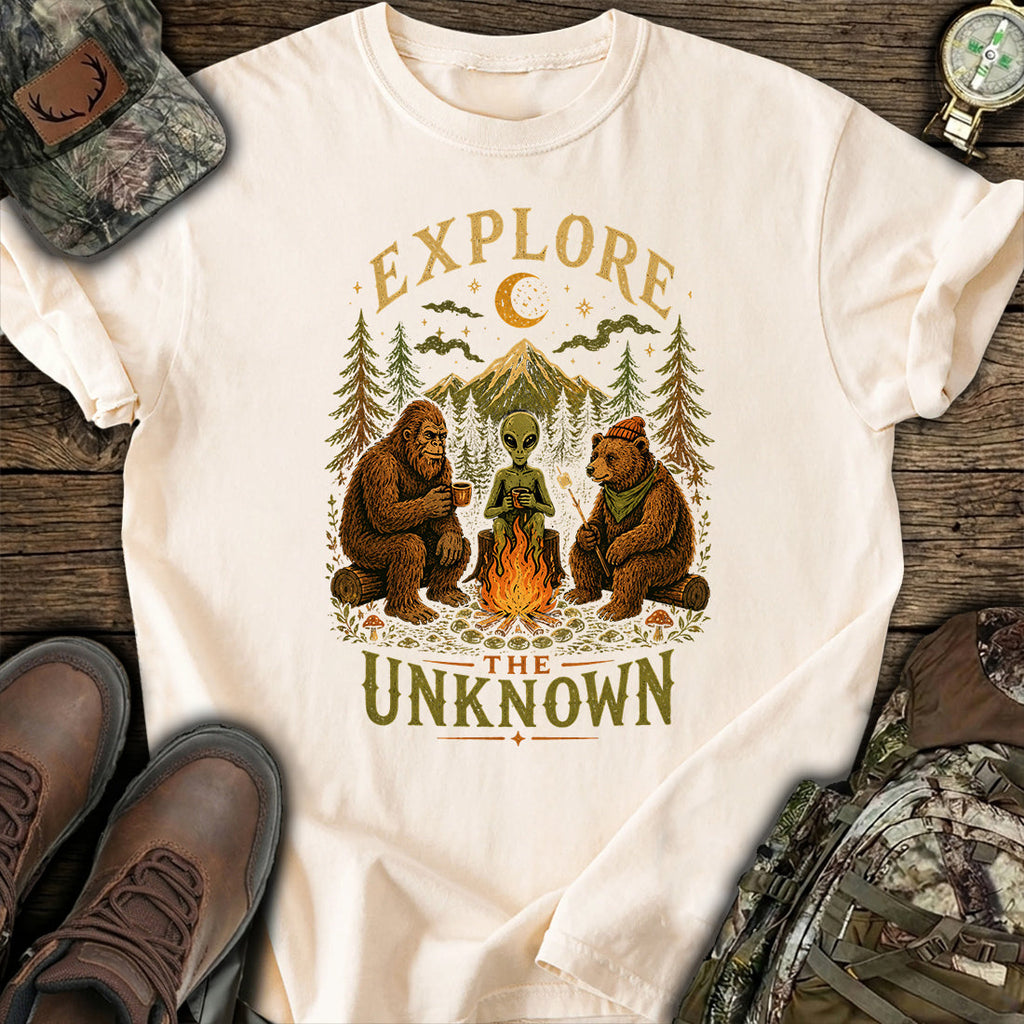 Bigfoot Alien Camp T-Shirt product image 5