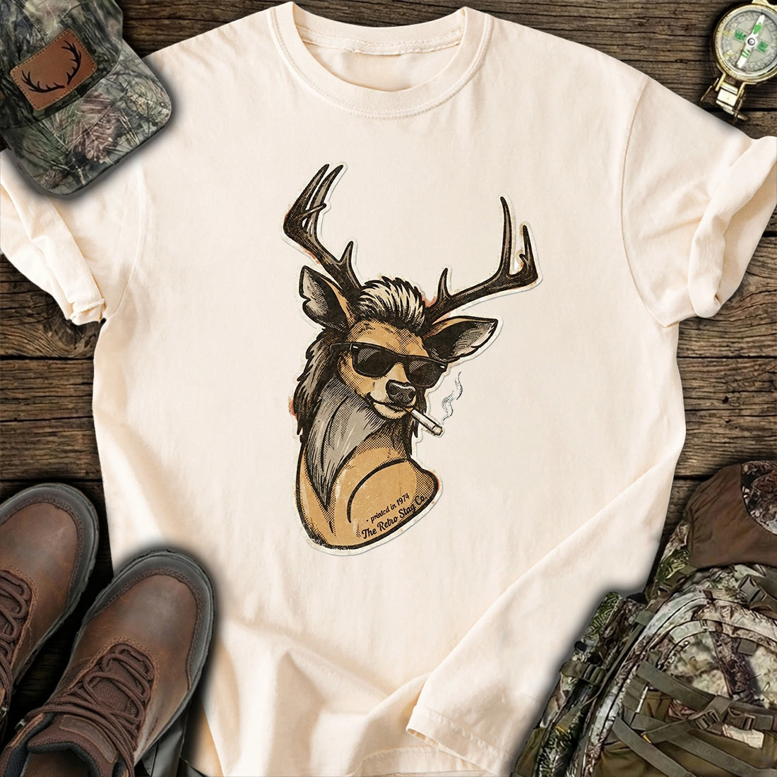 Funny Cool Deer T-Shirt product image 6