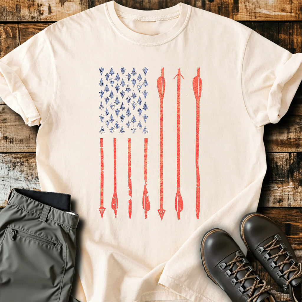Archery USA Flag T-Shirt product image 4