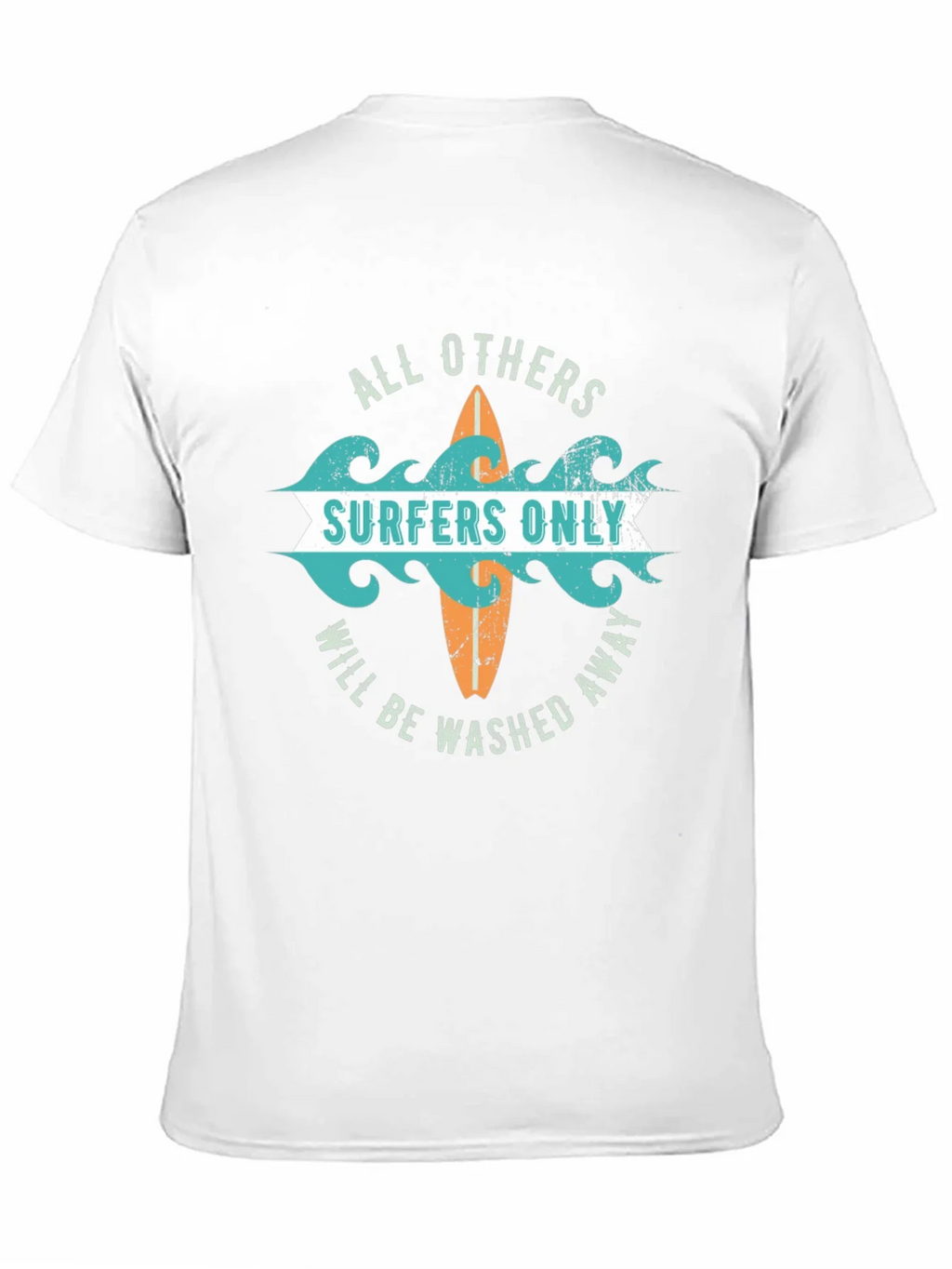 Surfers Only Graphic Tee - Washed Away Design product image 8