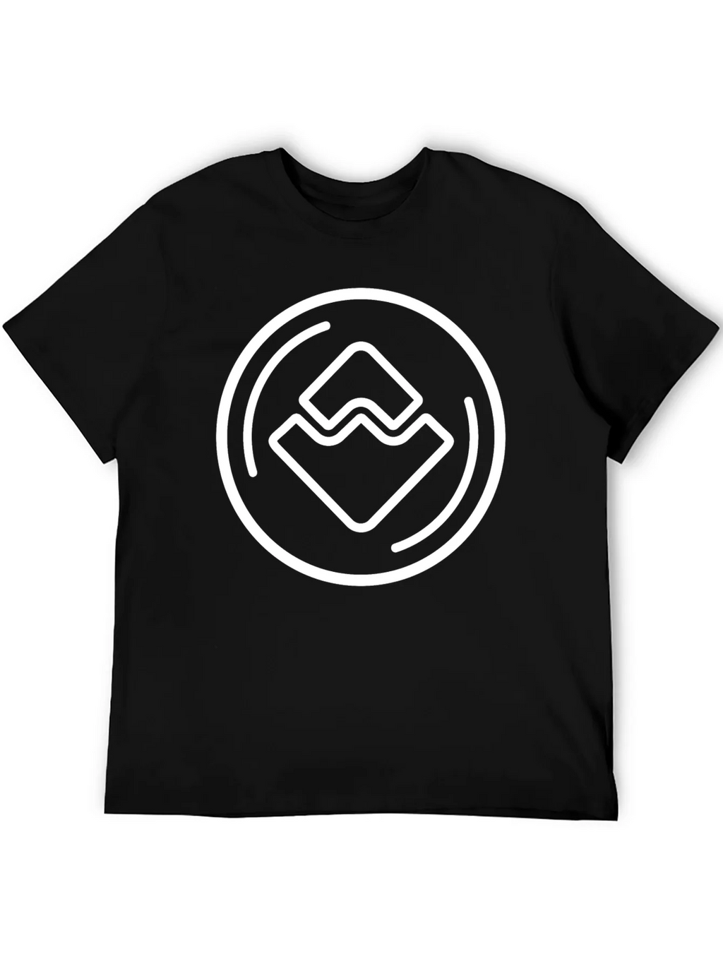 Modern Emblem Graphic Tee - Black product image 3