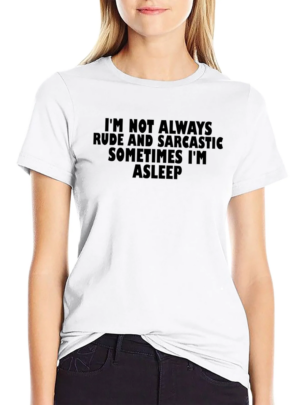 Funny Sarcastic Graphic T-Shirt - Im Not Always Rude product image 8