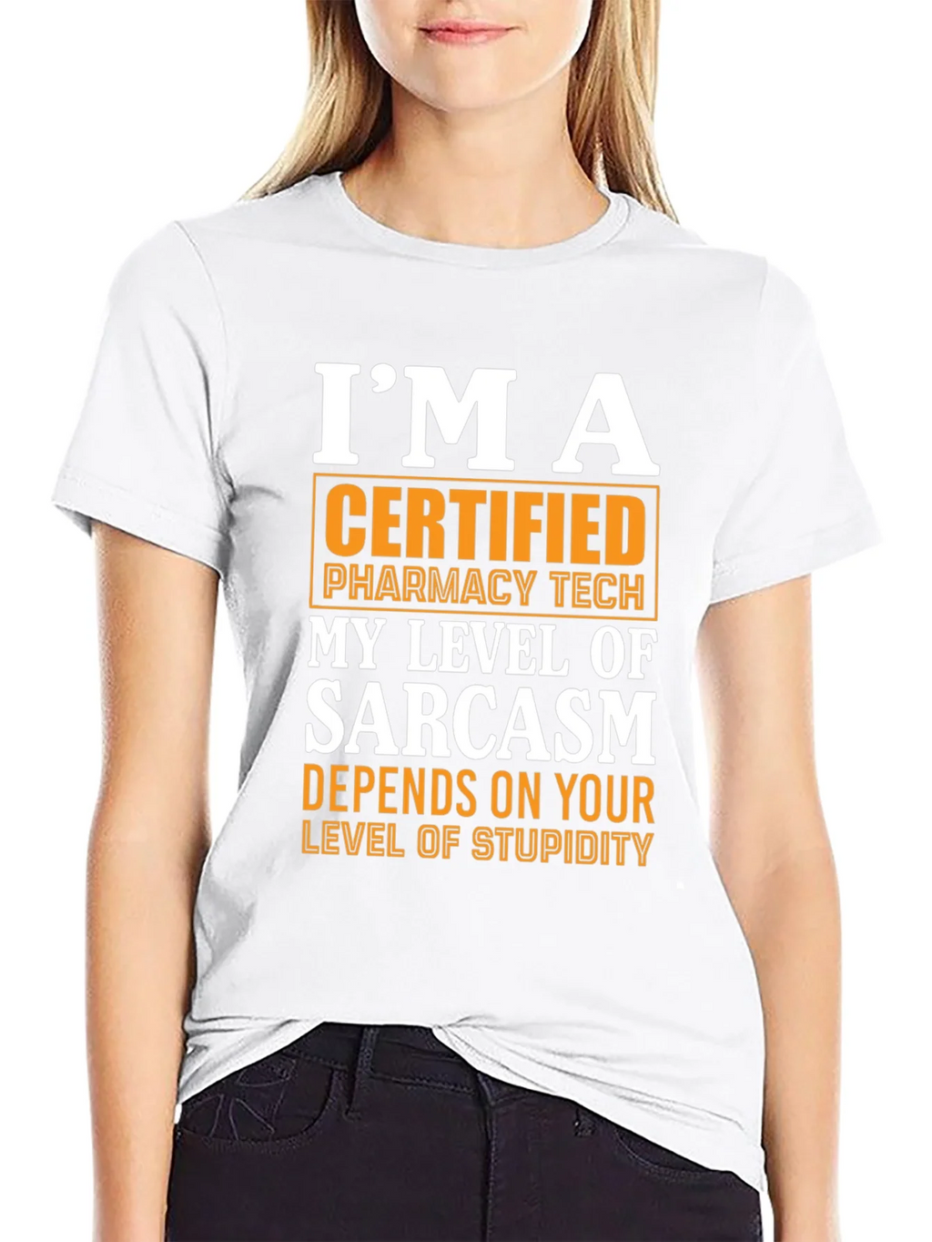 Certified Pharmacy Tech Sarcasm T-Shirt product image 6
