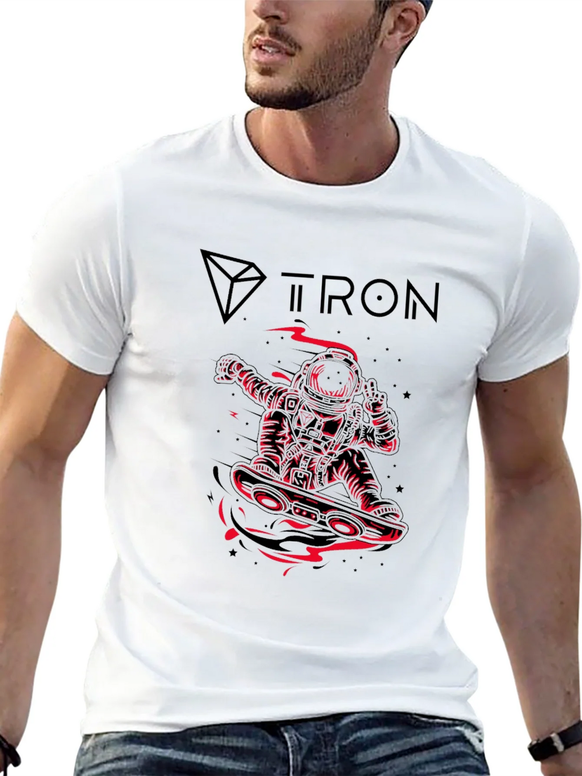 Tron Astronaut Graphic Tee - Black product image 11