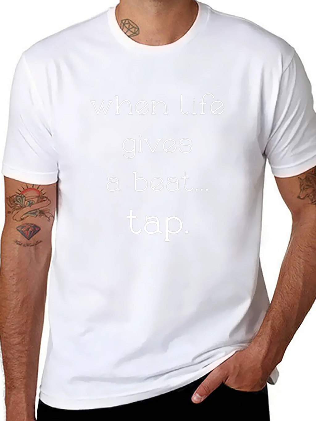 When Life Gives a Beat Tap T-Shirt product image 7