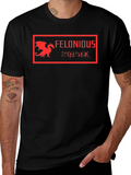 Felonious Streetwear Black Graphic Tee product image 1