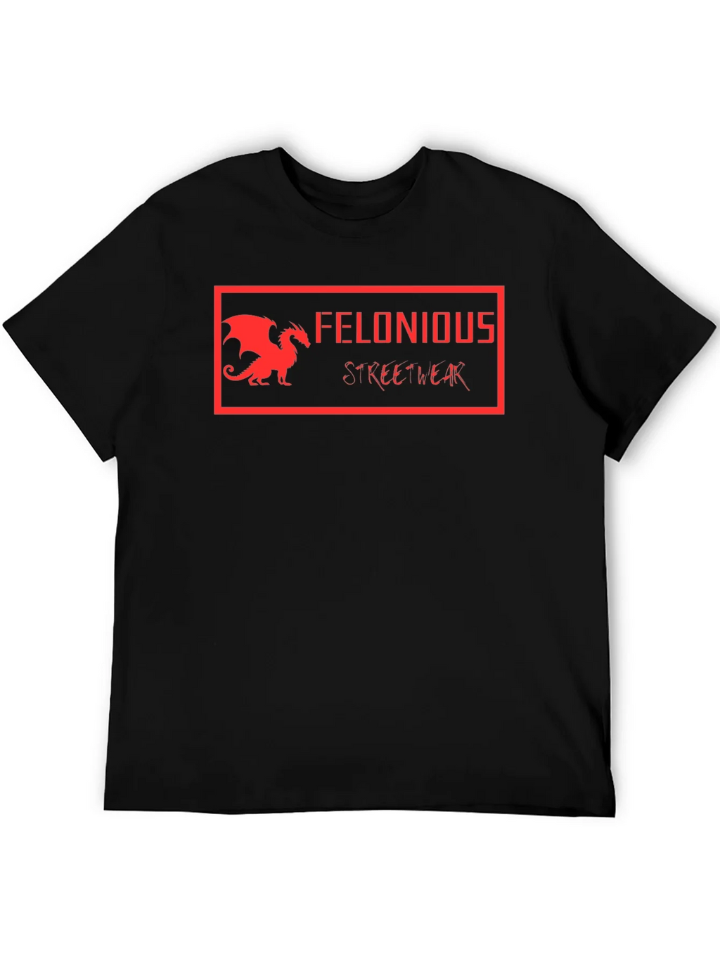 Felonious Streetwear Black Graphic Tee product image 5
