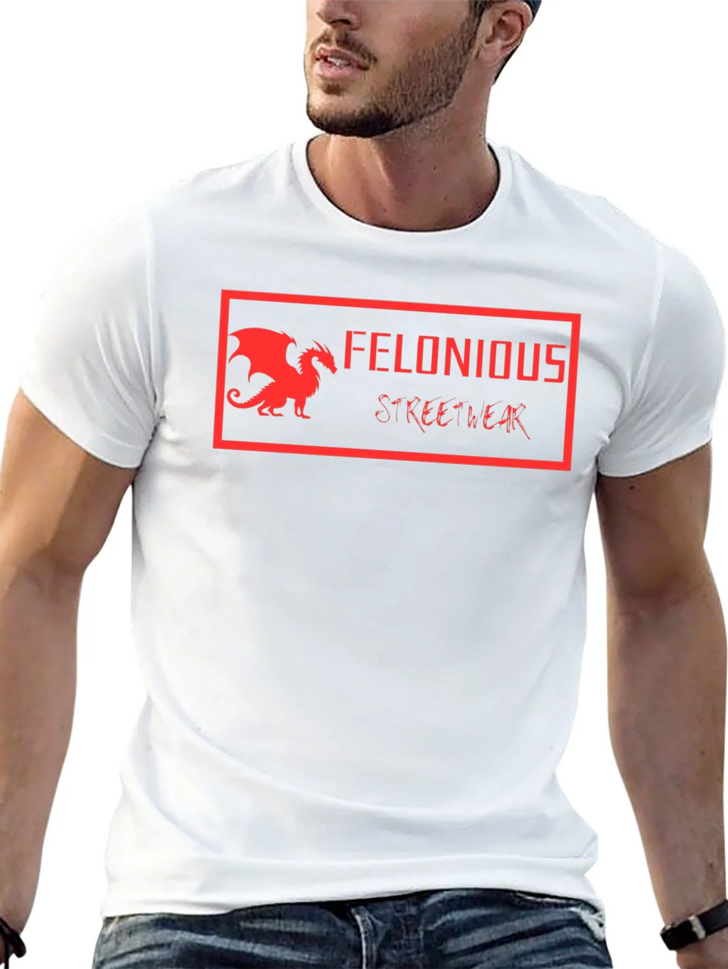 Felonious Streetwear Black Graphic Tee product image 12