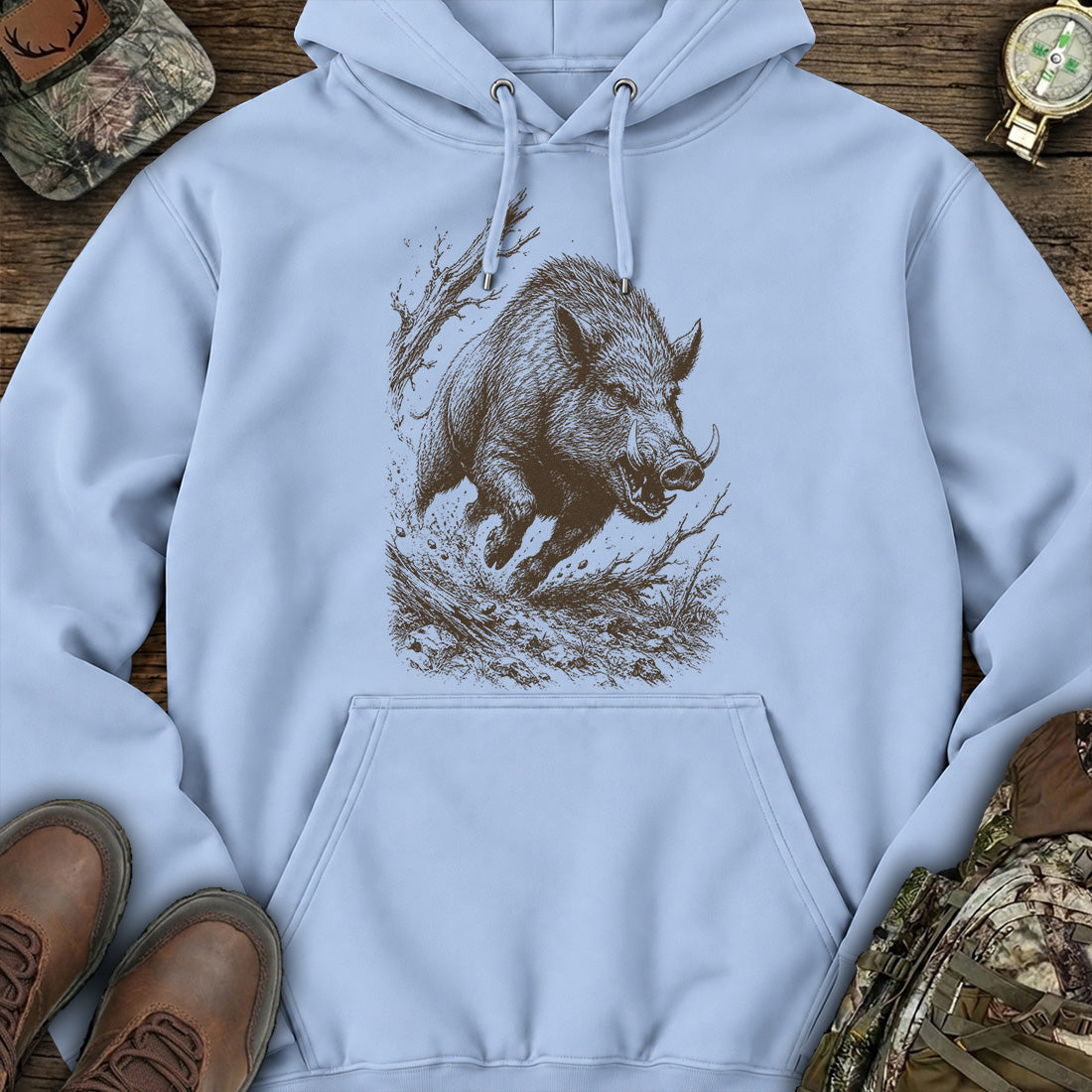 Wild Boar Hunting Hoodie product image 2