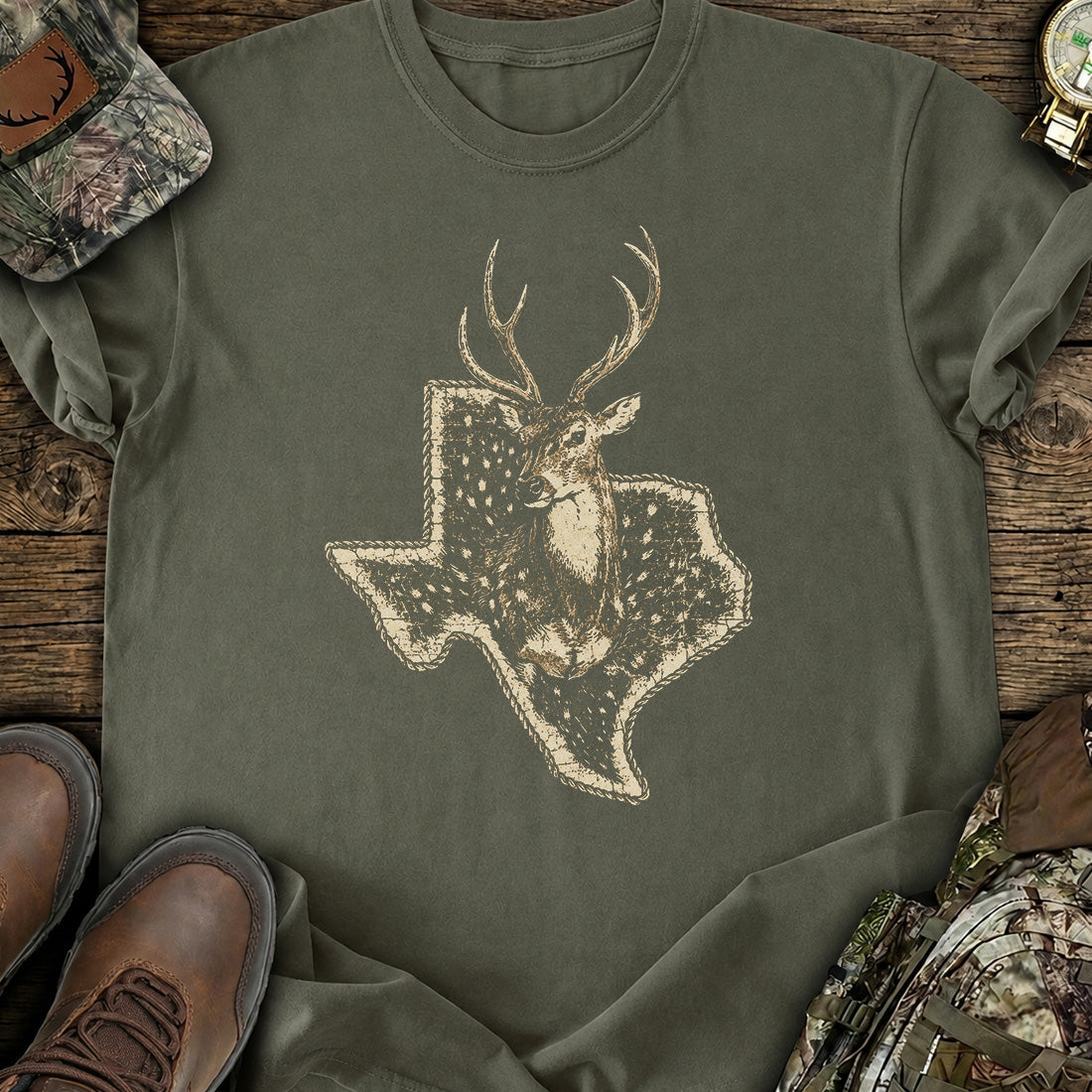 Vintage Deer Pride T-Shirt product image 1