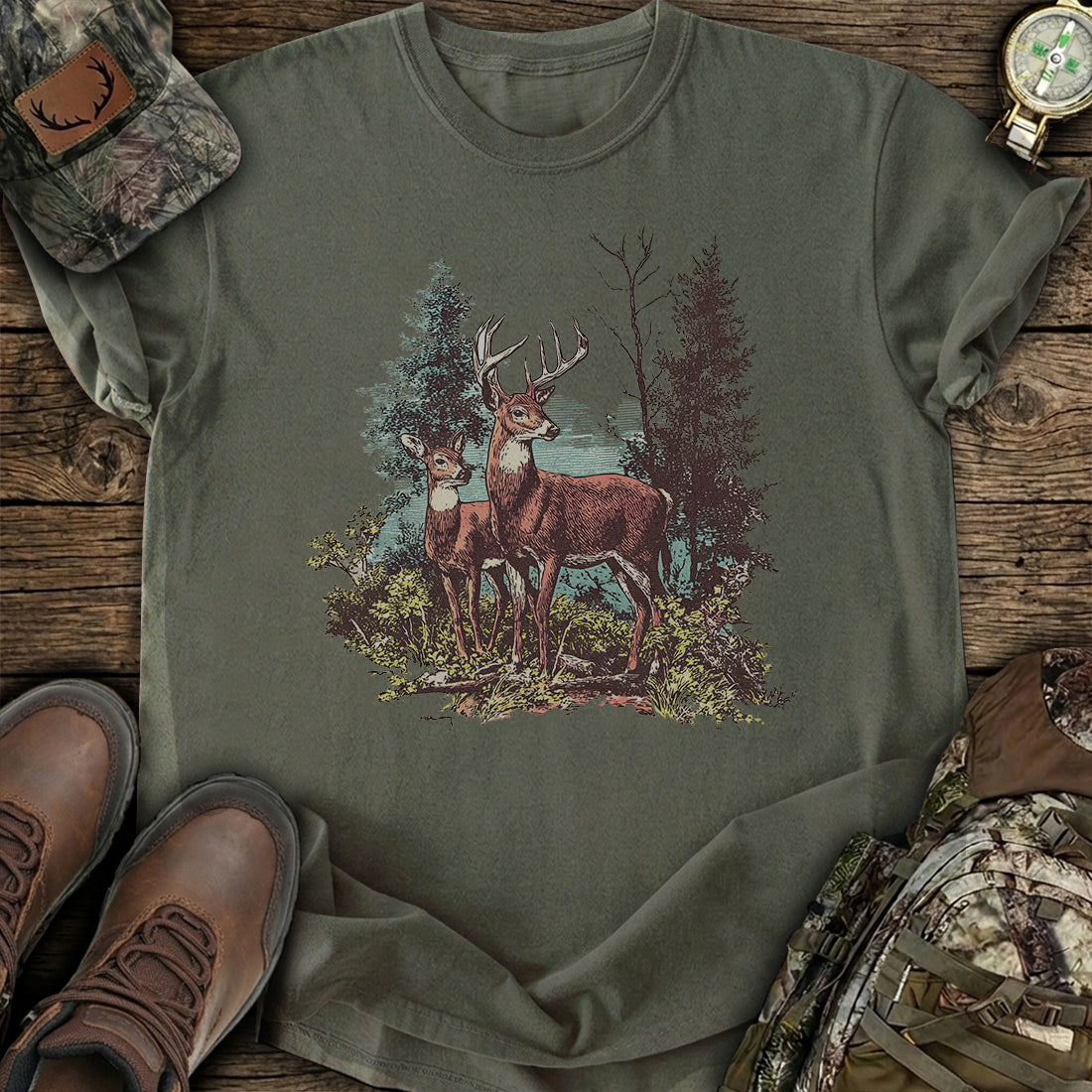 Wildwood Deer Bond T-Shirt product image 5
