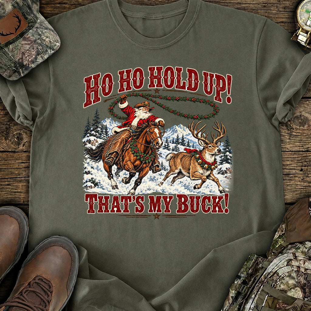 Cowboy Santa Buck T-Shirt product image 5
