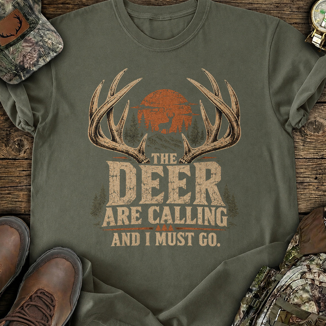 Wild Deer Calling T-Shirt product image 3