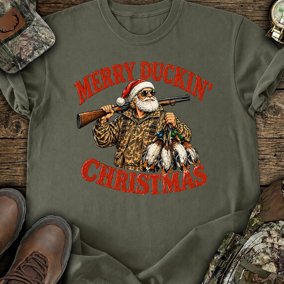 Merry Duckin' Xmas T-Shirt product image 4