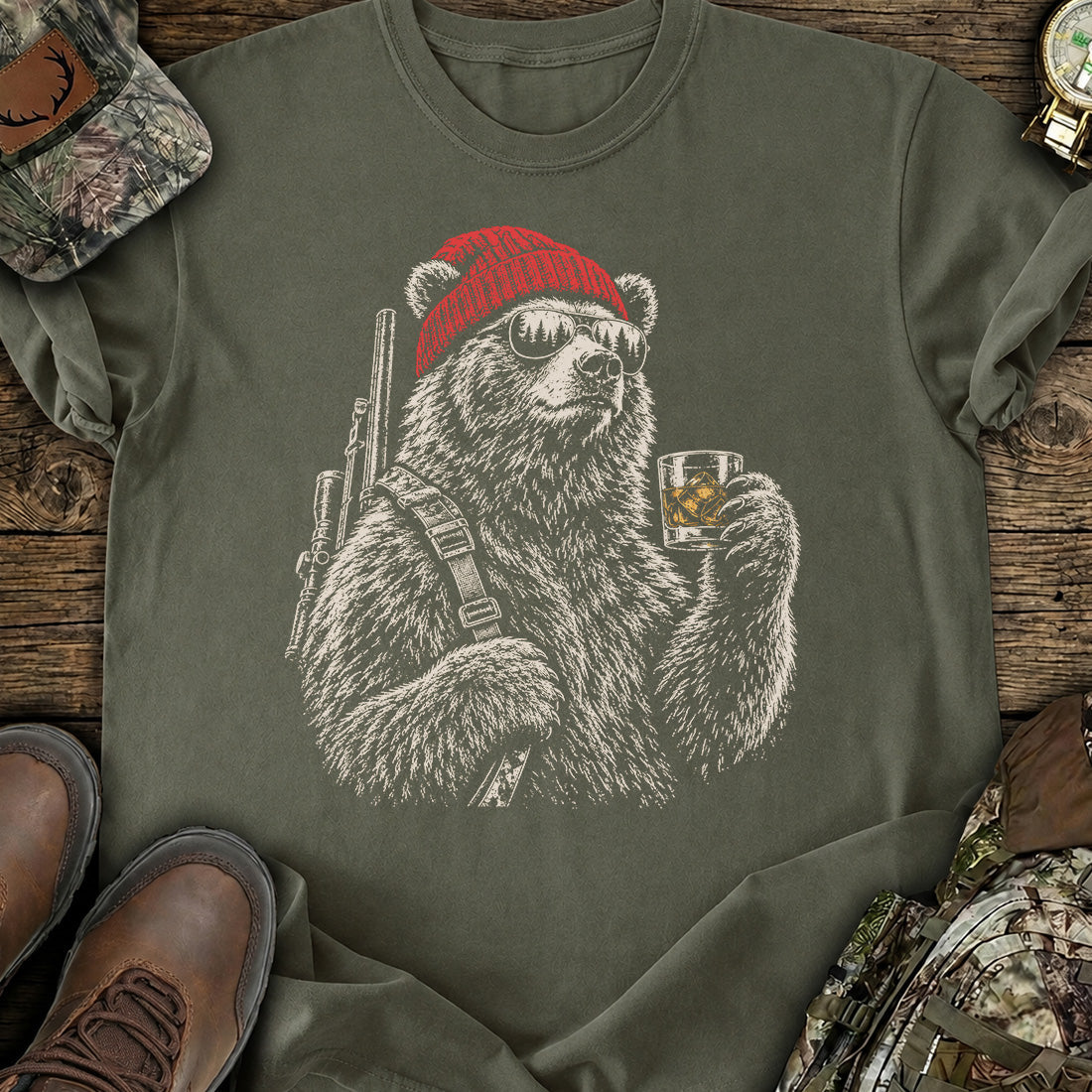 Backwoods Bear Toast T-Shirt product image 3