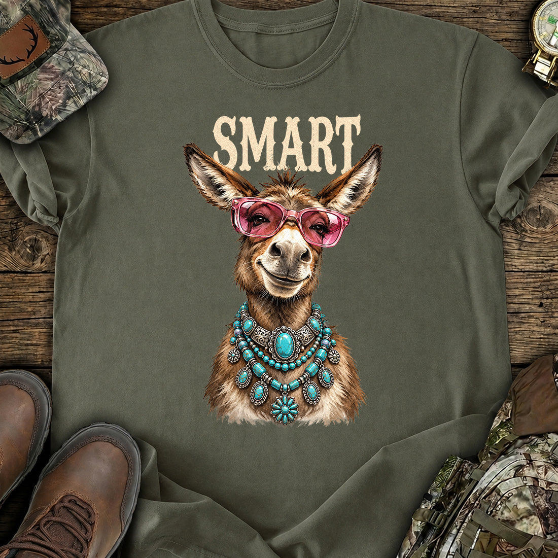 Sassy Smart Donkey T-Shirt product image 5
