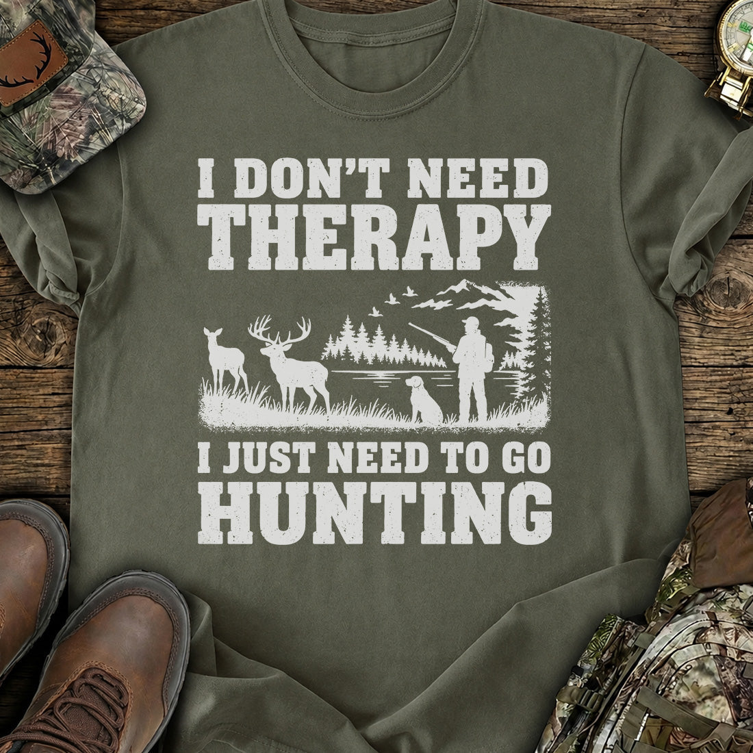 Hunting Heals Soul T-Shirt product image 4