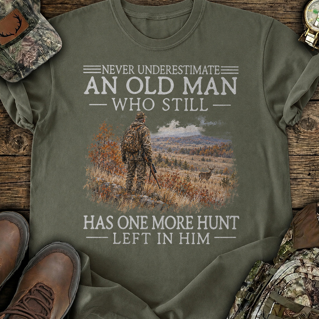 Old Man Last Hunt T-Shirt product image 4