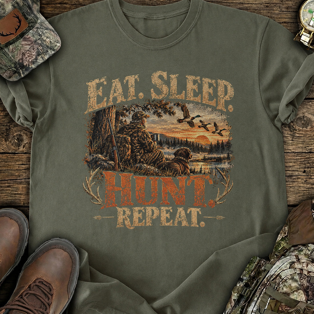 Eat Sleep Hunt T-Shirt product image 4