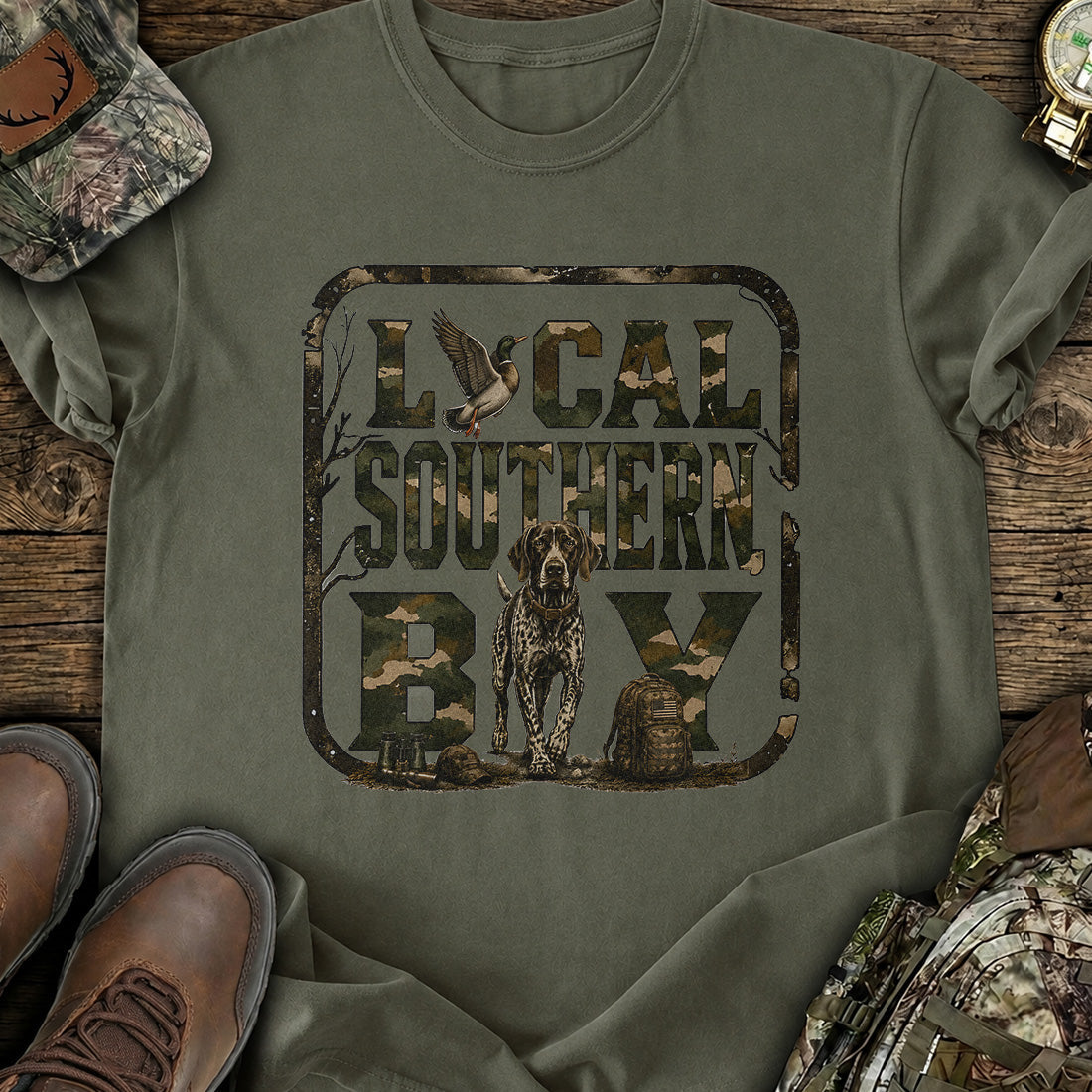 Southern Boy Duck Hunting T-Shirt product image 4