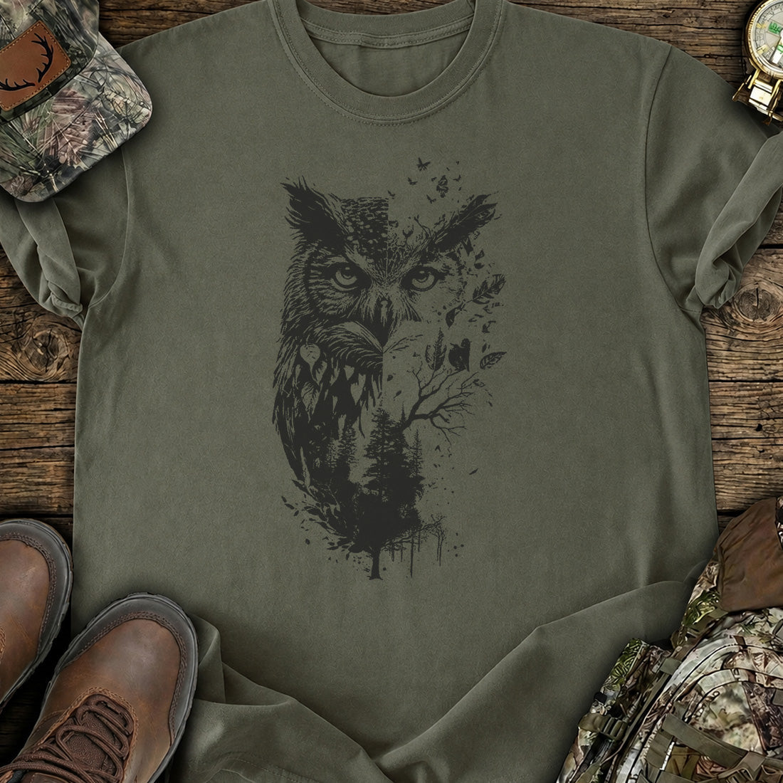 Owl Wilderness Echo T-Shirt product image 2
