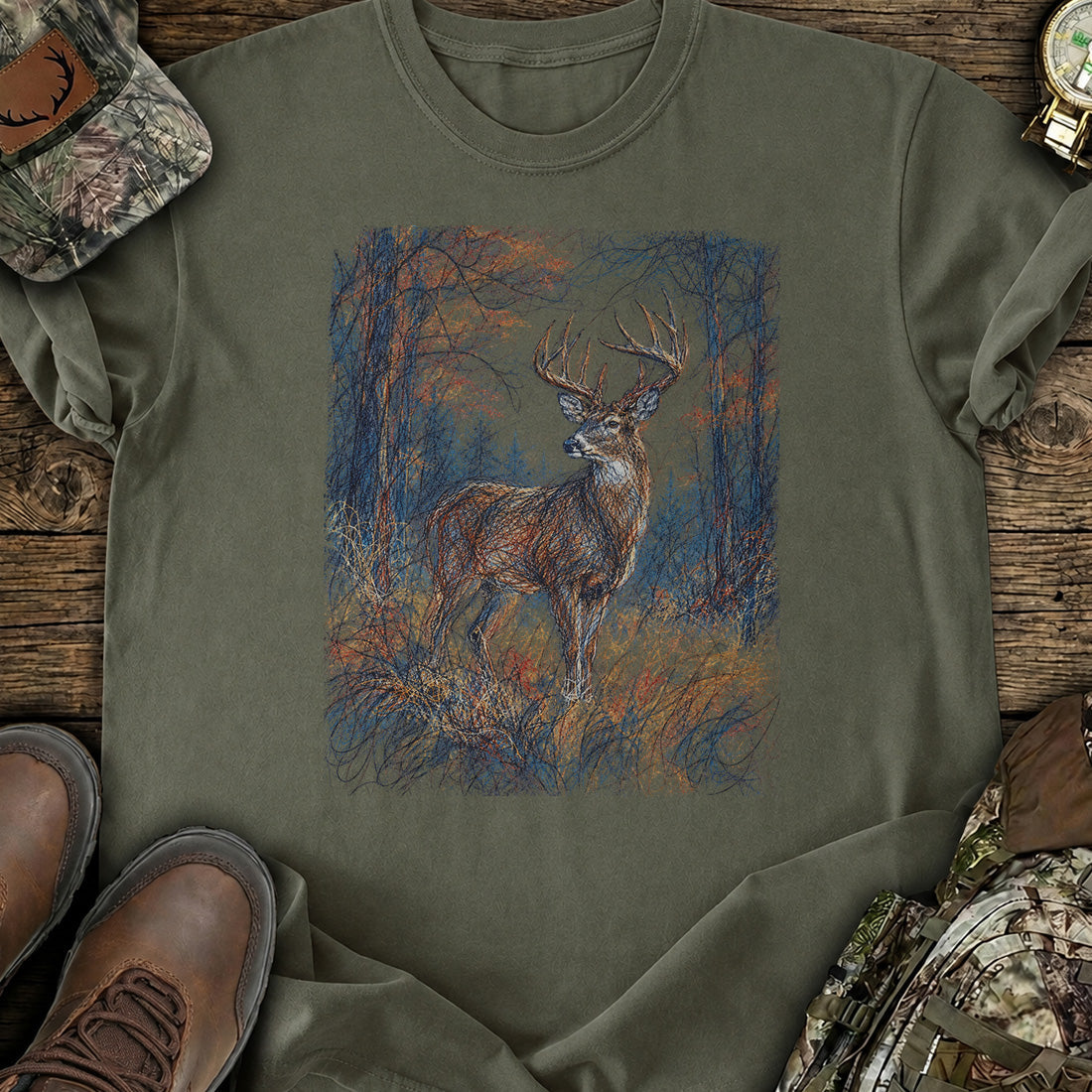 Whitetail Twilight T-Shirt product image 3