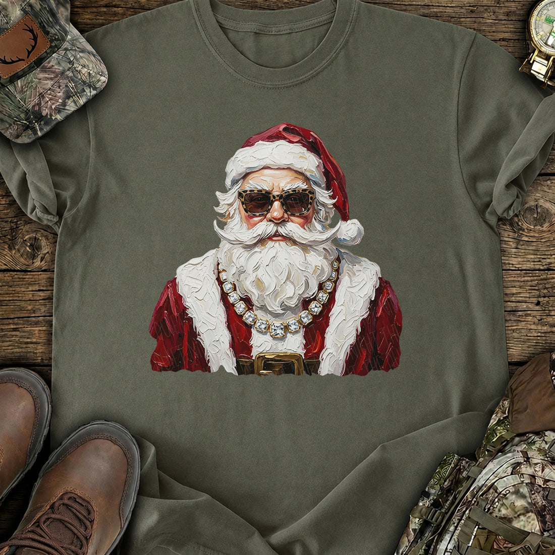 Santa Swag Christmas T-Shirt product image 5