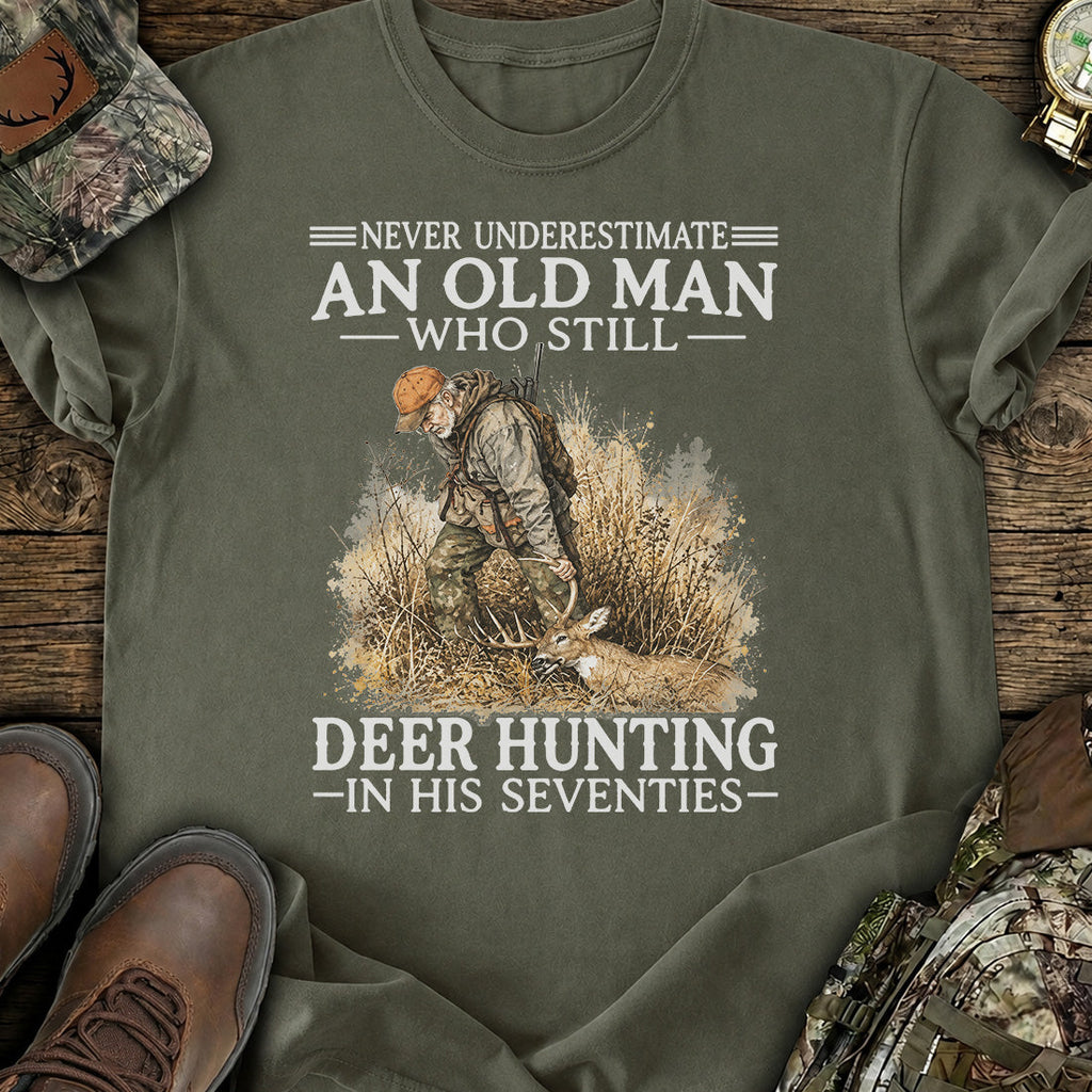 Personalized Old Man Deer Hunt T-Shirt product image 3