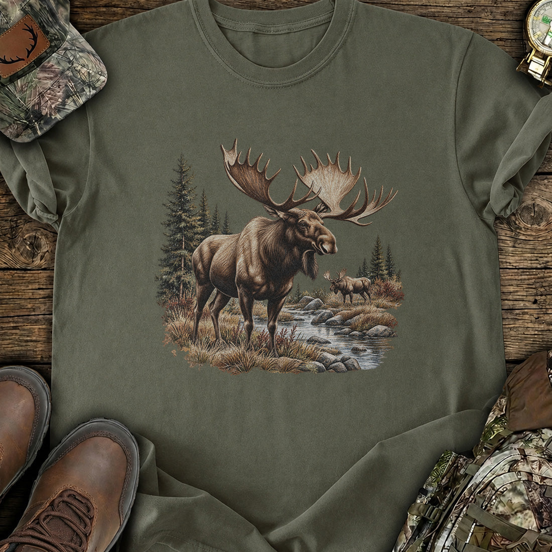 Wilderness Moose T-Shirt product image 4