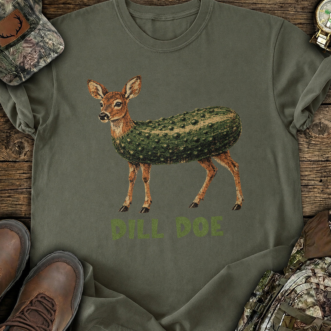 Funny Dill Doe Pickle T-Shirt product image 4