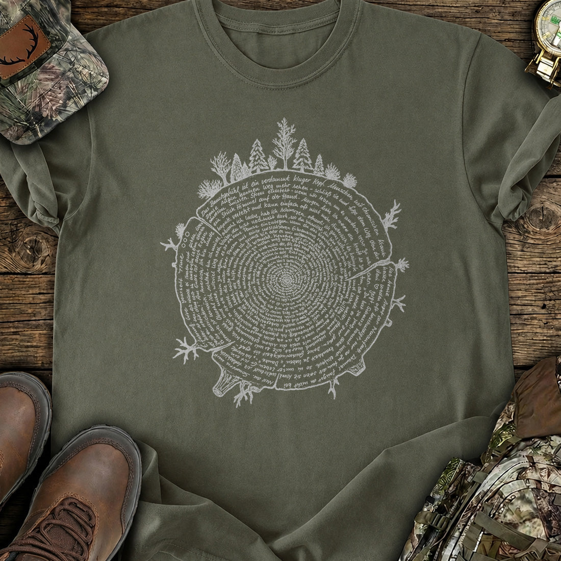 Ancient Tree Rings T-Shirt product image 5